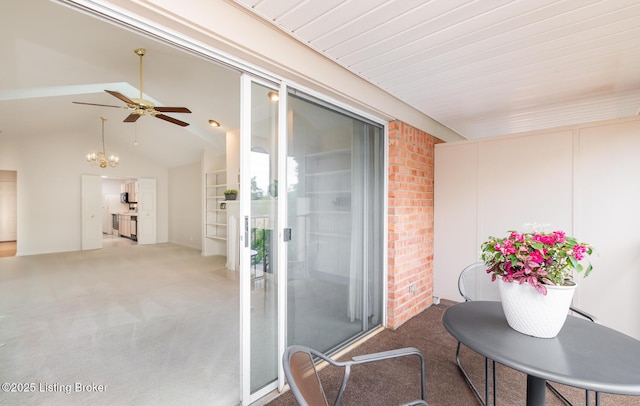 1508 Forest Park Rd, Louisville, KY 40223 - sunroom with lofted ceiling