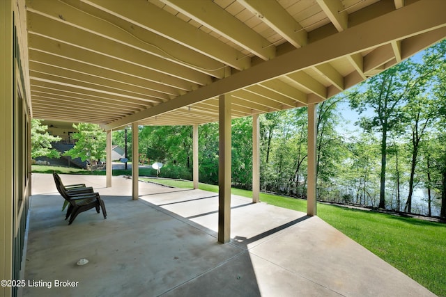 763 Lochober Rd, Leitchfield, KY 42754 - view of patio / terrace featuring view of scattered trees