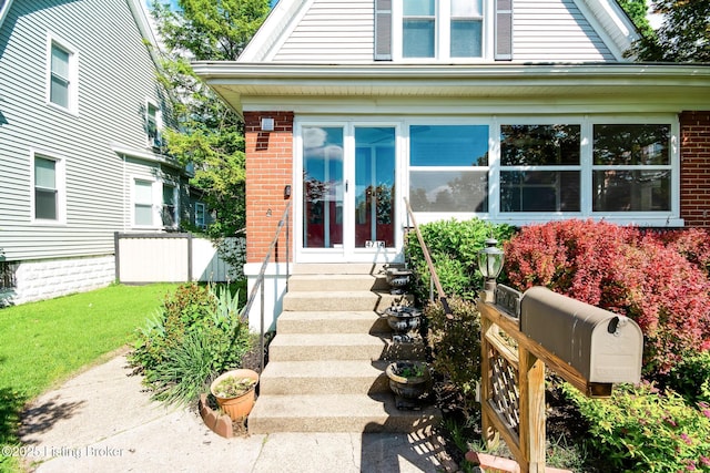 4714 Burkley Ave, Louisville, KY 40214 - entrance to property featuring brick siding