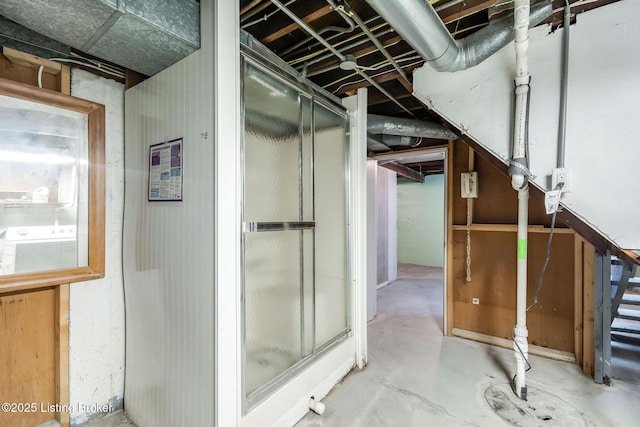 4714 Burkley Ave, Louisville, KY 40214 - unfinished basement featuring stairs