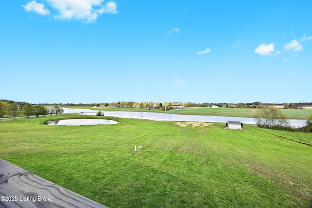 37 Lazy J Ln, Brandenburg, KY 40108 - view of grassy yard featuring a water view