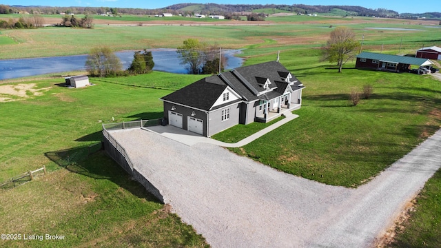 37 Lazy J Ln, Brandenburg, KY 40108 - overview of rural landscape with a large body of water
