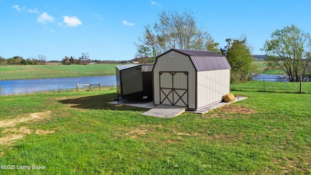 37 Lazy J Ln, Brandenburg, KY 40108 - view of shed with a water view
