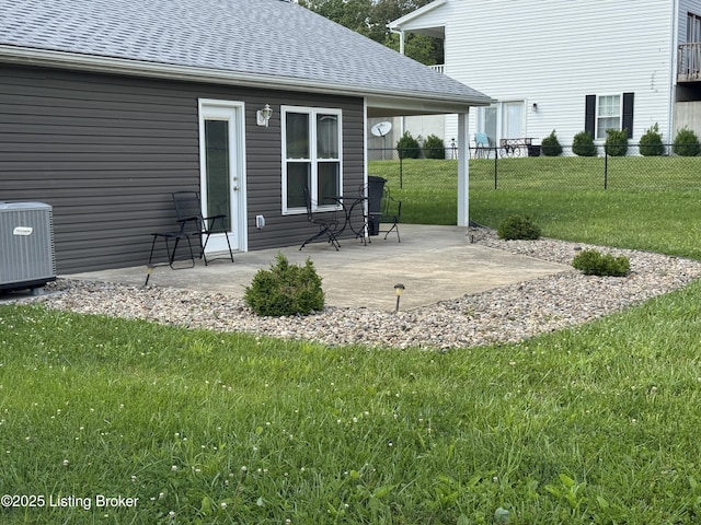 106 Hunter Ln, Brandenburg, KY 40108 - view of patio / terrace featuring central AC