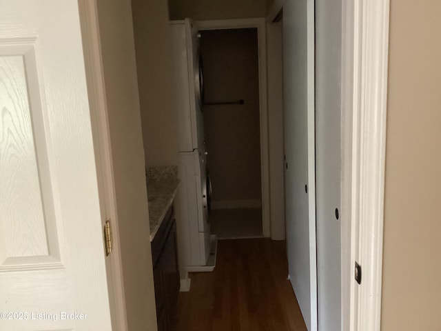 1815 Gardiner Ln Unit A9, Louisville, KY 40205 - hallway with dark wood finished floors