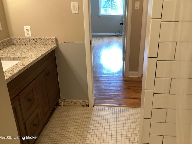 1815 Gardiner Ln Unit A9, Louisville, KY 40205 - bathroom featuring vanity and wood finished floors