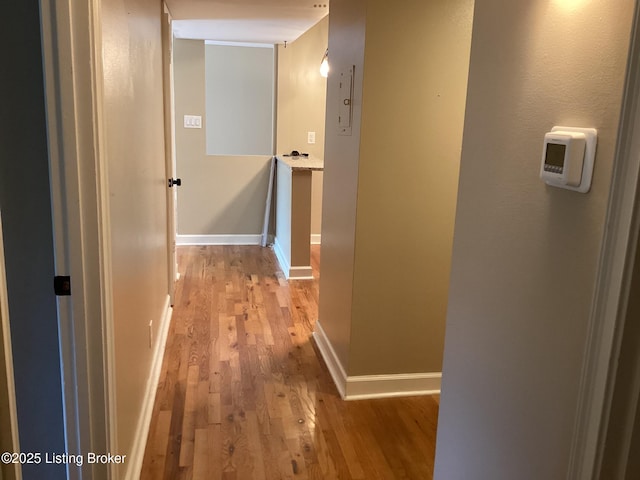 1815 Gardiner Ln Unit A9, Louisville, KY 40205 - hallway with light wood-type flooring and baseboards