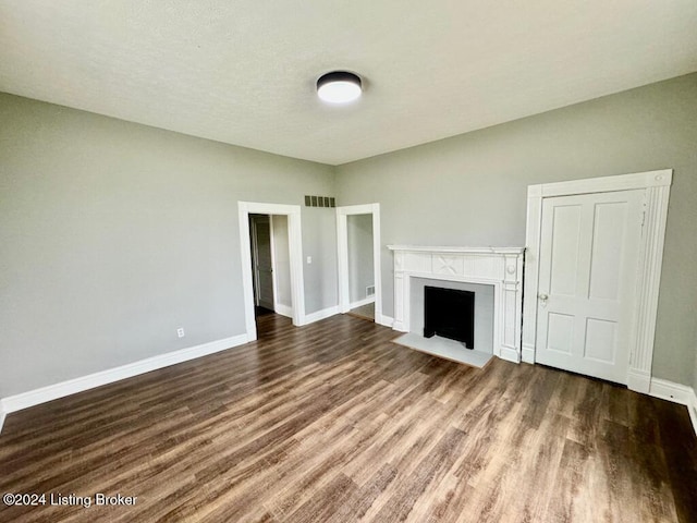 3743 Lincoln Park Rd, Springfield, KY 40069 - unfurnished living room with wood finished floors, baseboards, and a fireplace