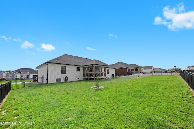 213 Elegance Way, Elizabethtown, KY 42701 - back of property with a sunroom