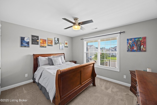 213 Elegance Way, Elizabethtown, KY 42701 - bedroom featuring baseboards, light colored carpet, and a ceiling fan