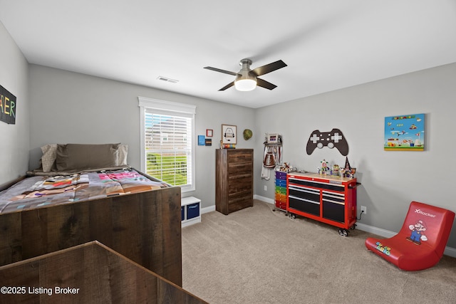 213 Elegance Way, Elizabethtown, KY 42701 - bedroom featuring carpet flooring, baseboards, and ceiling fan