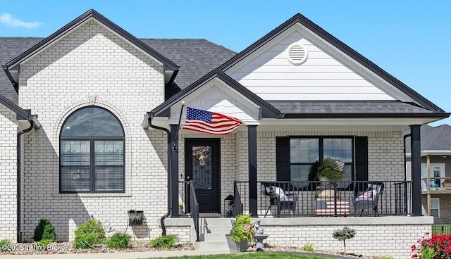 213 Elegance Way, Elizabethtown, KY 42701 - view of front facade with brick siding and covered porch