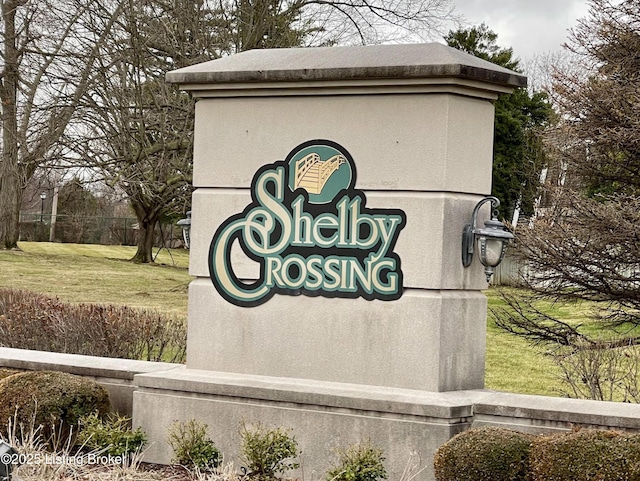 1116 La Fontenay Ct, Louisville, KY 40223 - community sign featuring a lawn