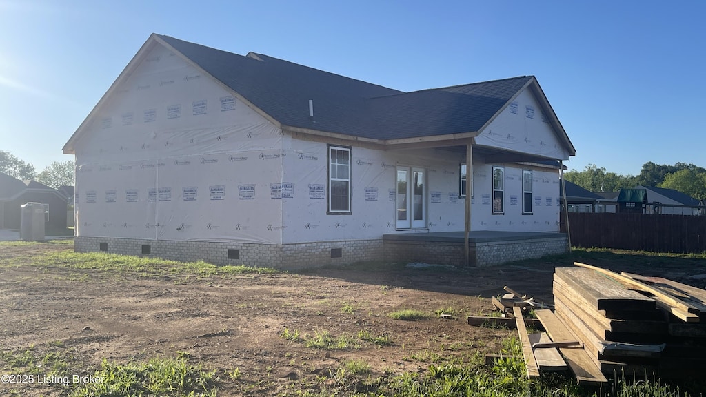 111 Blatina Dr, Vine Grove, KY 40175 - view of side of property with crawl space