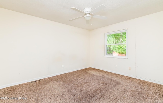 112 Bivins Ct, Radcliff, KY 40160 - unfurnished room featuring carpet flooring, ceiling fan, and baseboards