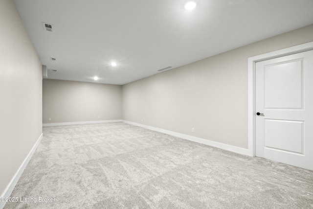 5311 Lee Ave, Crestwood, KY 40014 - unfurnished room with carpet flooring, recessed lighting, and baseboards