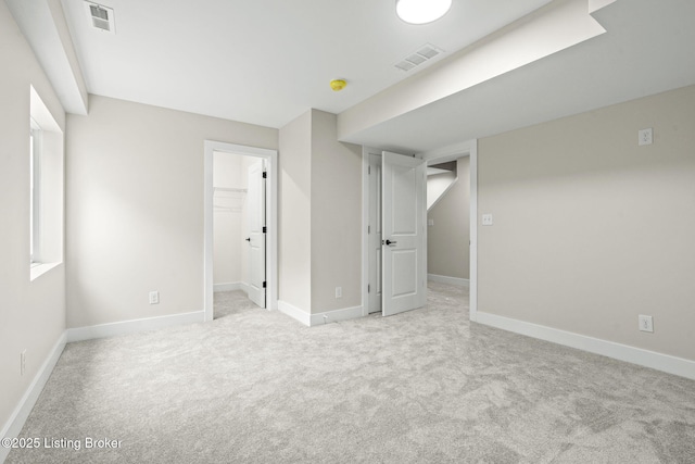5311 Lee Ave, Crestwood, KY 40014 - unfurnished bedroom featuring light carpet, baseboards, and a spacious closet