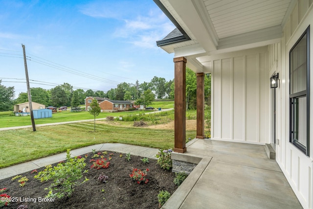 5311 Lee Ave, Crestwood, KY 40014 - view of green lawn with covered porch