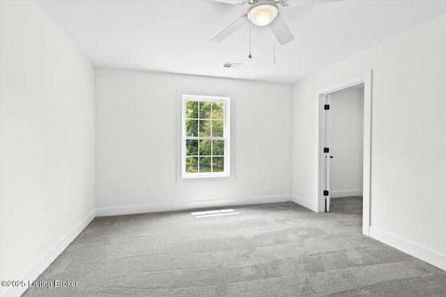 6702 Shirley Ave, Louisville, KY 40059 - carpeted empty room featuring a ceiling fan and baseboards