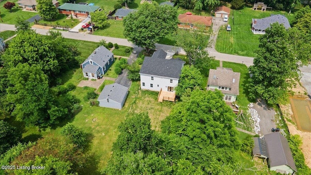 6702 Shirley Ave, Louisville, KY 40059 - aerial overview of property's location with nearby suburban area