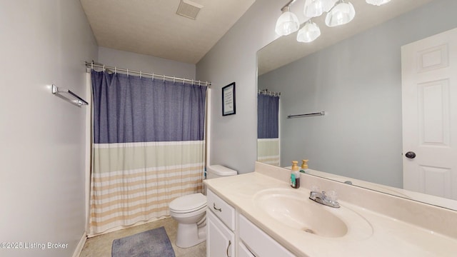 512 Valley College Dr, Louisville, KY 40272 - full bath with toilet, vanity, and a shower with curtain