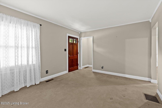 3306 Grandview Ave, Louisville, KY 40207 - empty room with carpet floors and ornamental molding