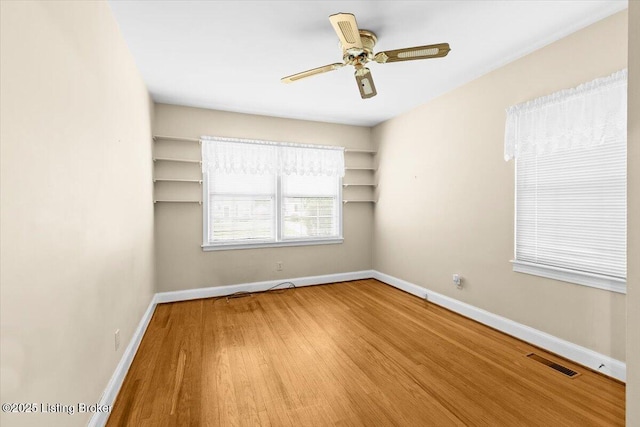 3306 Grandview Ave, Louisville, KY 40207 - spare room with ceiling fan and wood finished floors