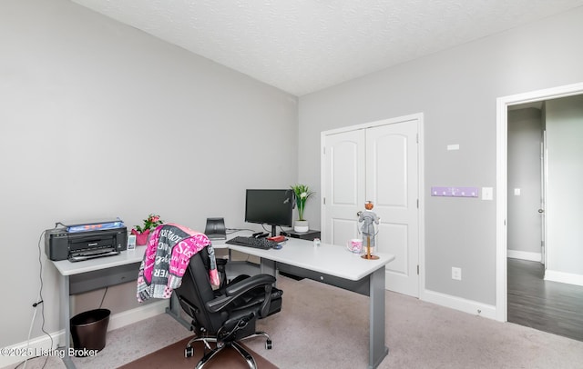 17121 Piton Way, Louisville, KY 40245 - carpeted office space featuring baseboards and a textured ceiling