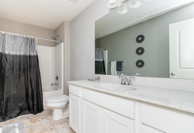 17121 Piton Way, Louisville, KY 40245 - full bathroom with vanity, toilet, and shower / bathtub combination with curtain