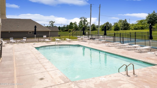 1911 Dressage Cir, Louisville, KY 40245 - community pool featuring a patio