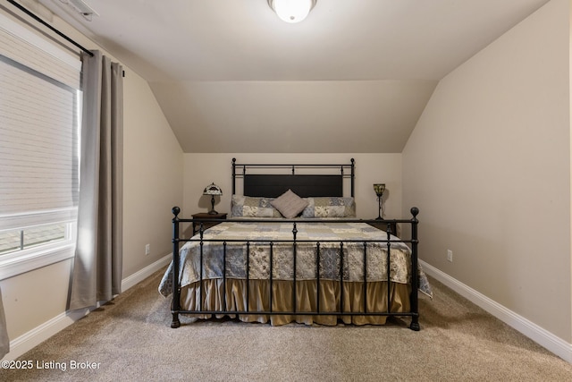 1911 Dressage Cir, Louisville, KY 40245 - carpeted bedroom with lofted ceiling and baseboards