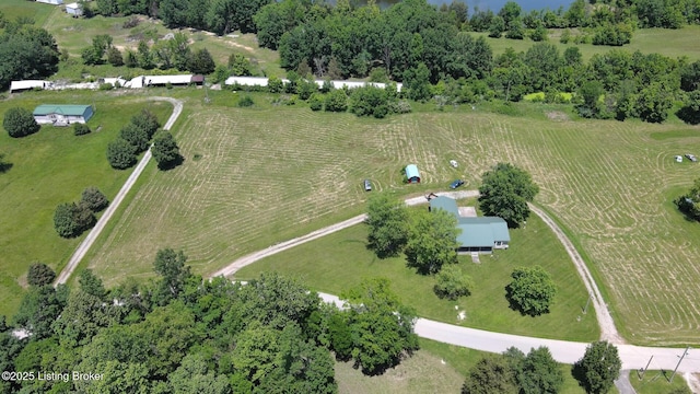 360 Pumpkin Rd, Shepherdsville, KY 40165 - aerial overview of property's location with rural landscape