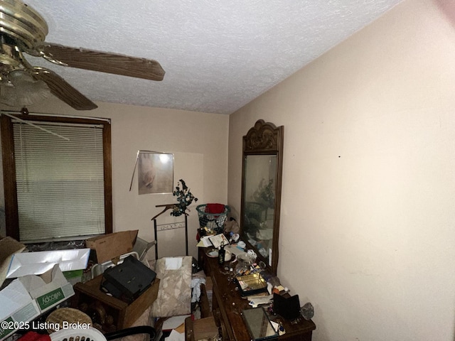 500 N 39th St, Louisville, KY 40212 - office space with a textured ceiling and ceiling fan