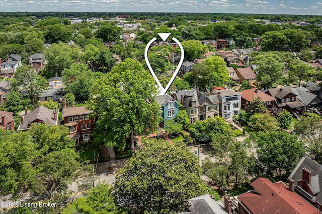 1337 S 1st St Unit 3R, Louisville, KY 40208 - aerial view of residential area