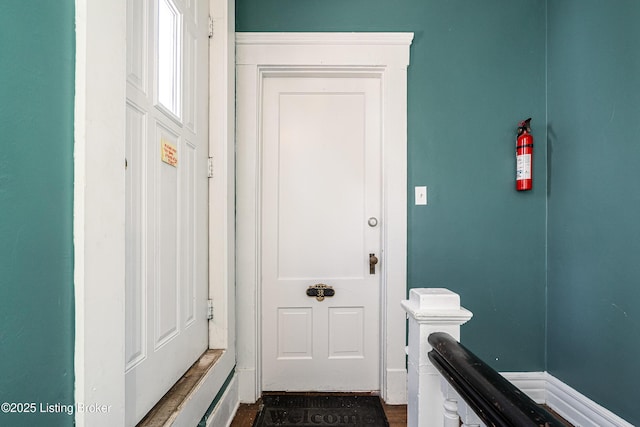 1337 S 1st St Unit 3R, Louisville, KY 40208 - doorway featuring dark wood-style floors
