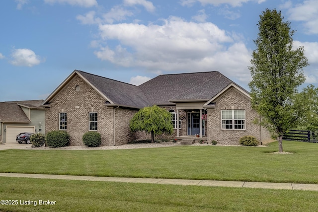 4605 Clarkhurst Cir, Smithfield, KY 40068 - view of front of house featuring brick siding, roof with shingles, and a garage