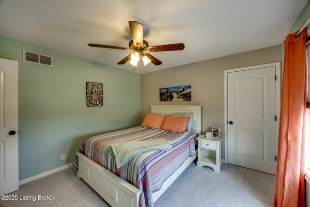 4605 Clarkhurst Cir, Smithfield, KY 40068 - carpeted bedroom with ceiling fan and baseboards