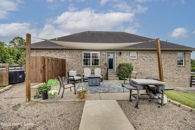 4605 Clarkhurst Cir, Smithfield, KY 40068 - view of patio / terrace with cooling unit and entry steps