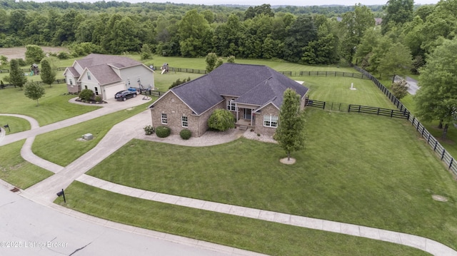 4605 Clarkhurst Cir, Smithfield, KY 40068 - aerial view of property and surrounding area