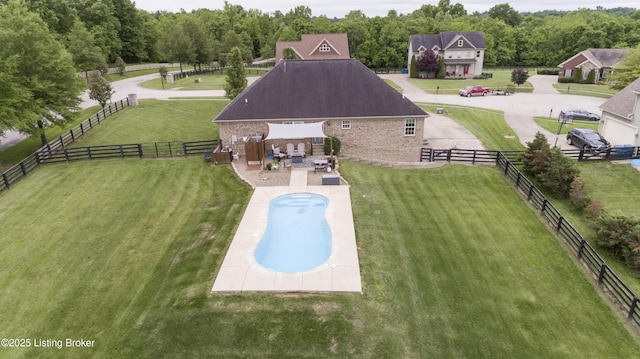 4605 Clarkhurst Cir, Smithfield, KY 40068 - view of swimming pool featuring a patio area