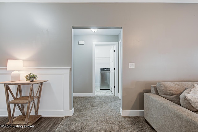 10938 Pheasant Hill Cir, Louisville, KY 40229 - corridor featuring carpet and baseboards