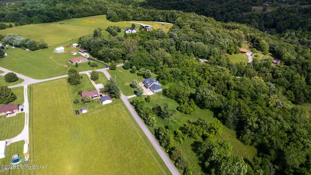 101 Harry Rucker Rd, Bardstown, KY 40004 - aerial view of property and surrounding area featuring a forest