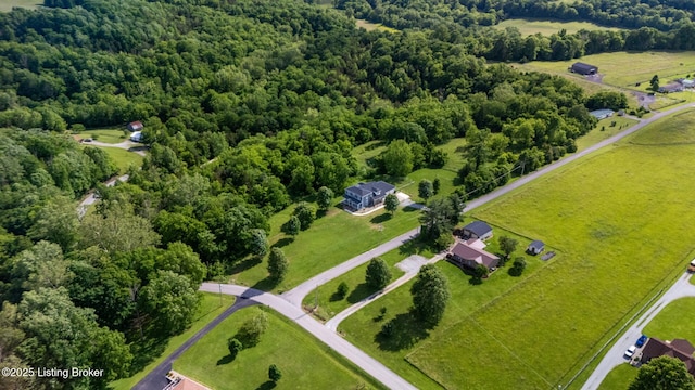 101 Harry Rucker Rd, Bardstown, KY 40004 - bird's eye view of a heavily wooded area