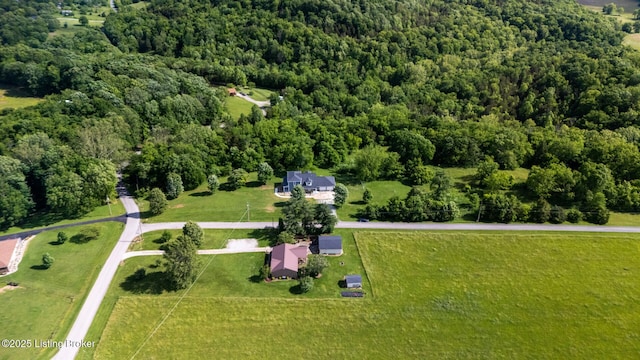 101 Harry Rucker Rd, Bardstown, KY 40004 - aerial view of a heavily wooded area