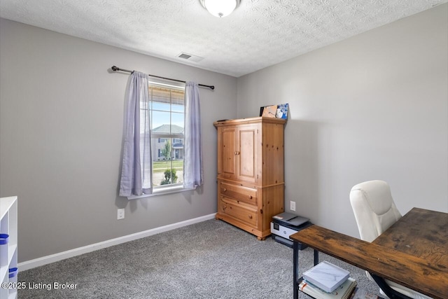 238 Crossfield Dr, Mt Washington, KY 40047 - carpeted office with a textured ceiling and baseboards