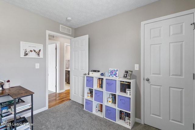 238 Crossfield Dr, Mt Washington, KY 40047 - playroom with carpet flooring, baseboards, and a textured ceiling