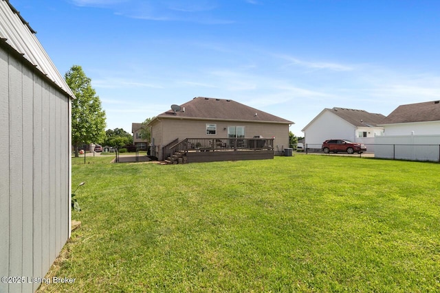 238 Crossfield Dr, Mt Washington, KY 40047 - view of yard with a deck