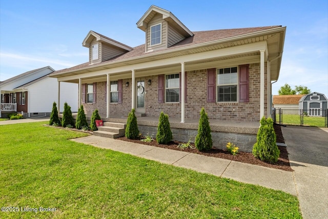 238 Crossfield Dr, Mt Washington, KY 40047 - view of front of home with brick siding and a porch