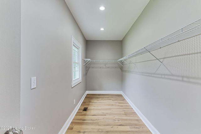 2519 Belknap Beach Rd, Prospect, KY 40059 - walk in closet with light wood-style floors