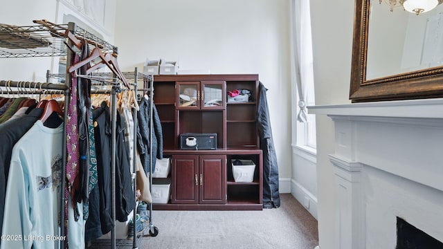 316 E Cross Main St, New Castle, KY 40050 - spacious closet featuring carpet flooring